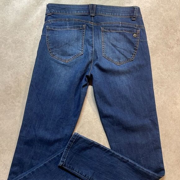 Democracy Womens “Ab” Solution Stretch Dark Wash Skinny Jeans Sz 6 - Picture 4 of 9